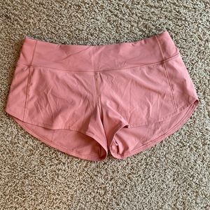 pink savanna lululemon shorts
